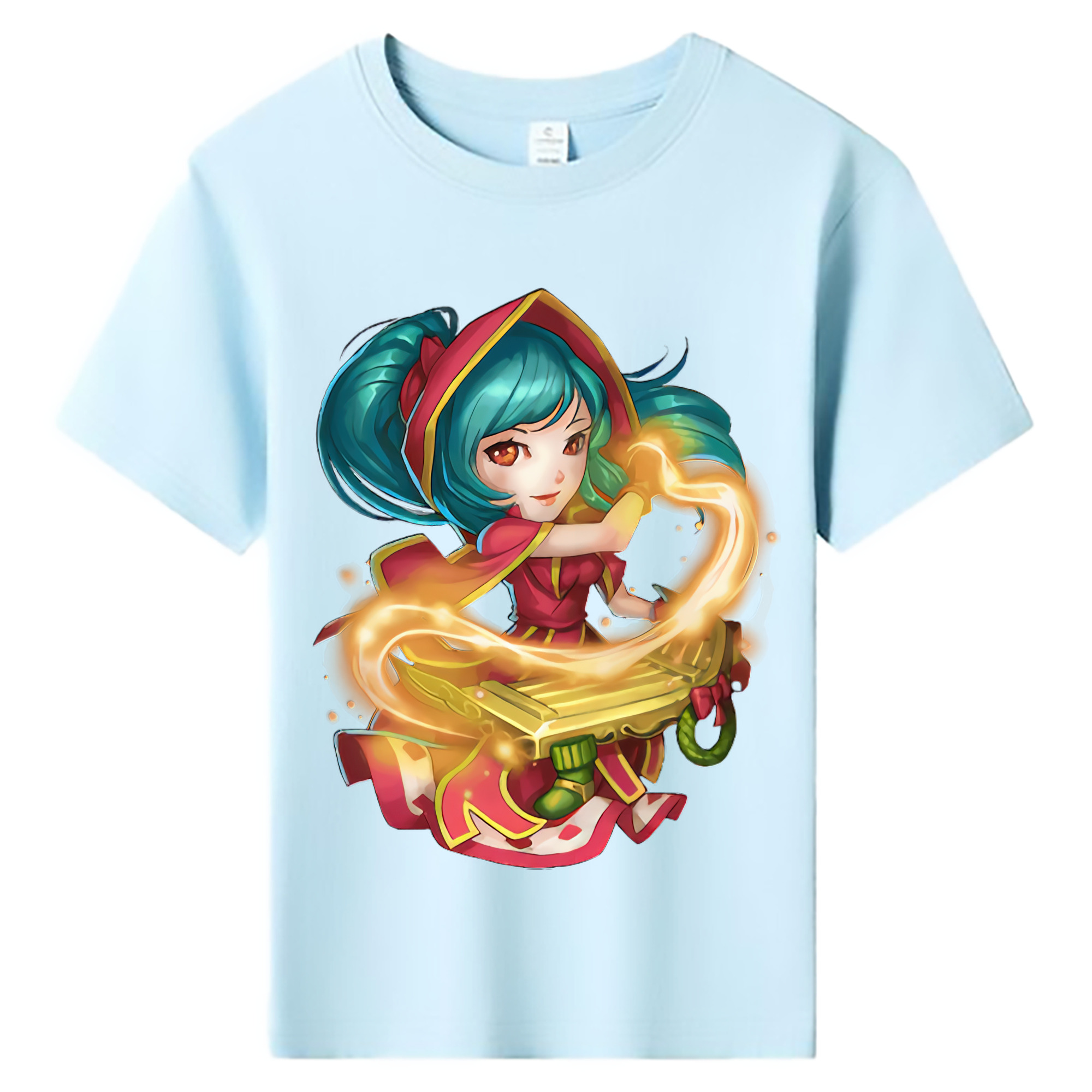 （画像用） リーグ・オブ・レジェンド League of Legends LOL 綿100％キッズTシャツ（フロントプリント）